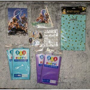 Raya And The Last Dragon Birthday Party Decor Banner Cake & Cupcake Topper Bags